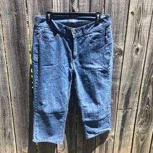 Lee Riders Cropped Embroidered Jeans